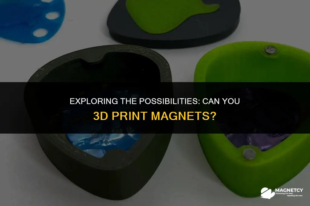 can you 3d print magnets