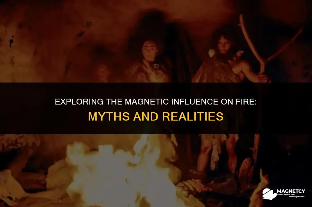 can you affect fire with a magnet