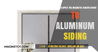 Easy Installation: Magnetic Screen Doors on Aluminum Siding