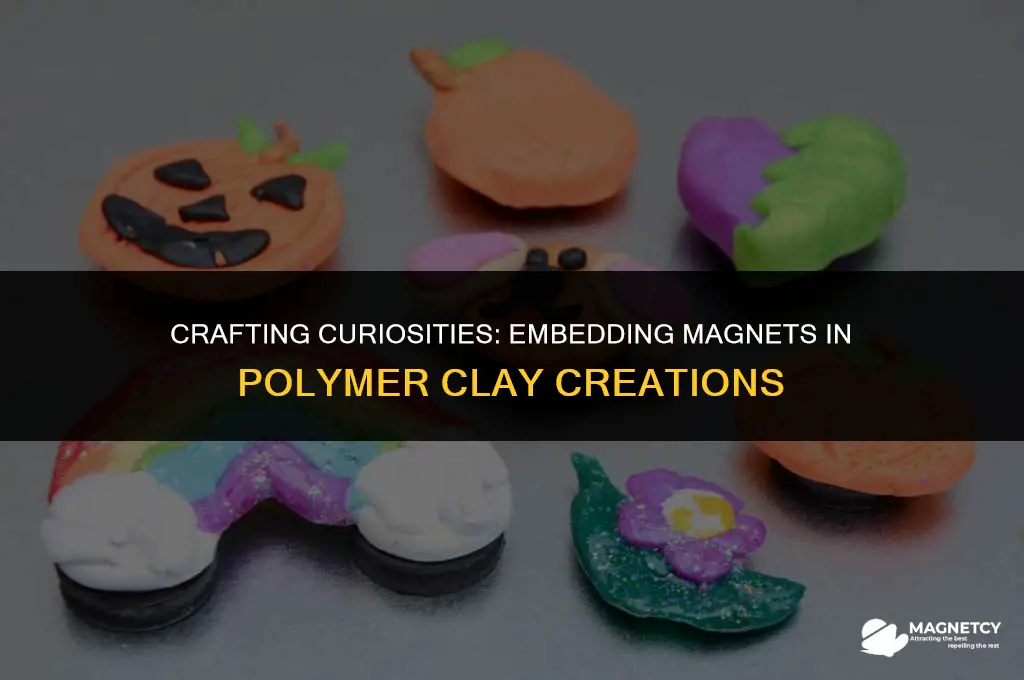 can you bake a magnet in polymer clay