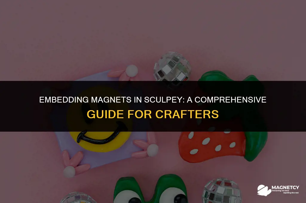 can you bake the magnet in to the sculpey shape