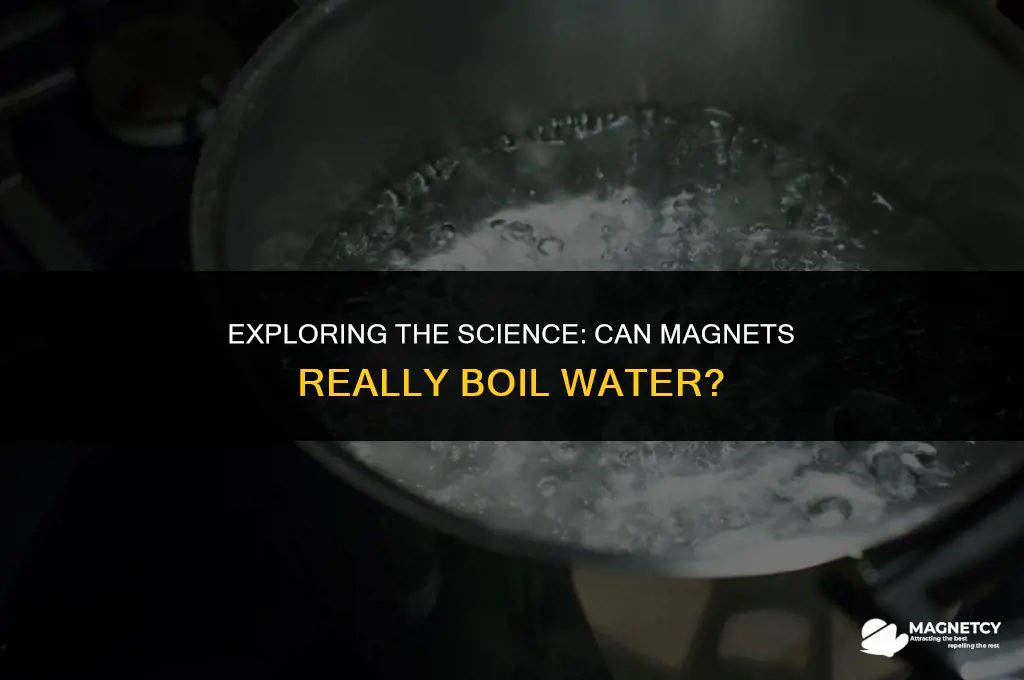 can you boil water with magnets