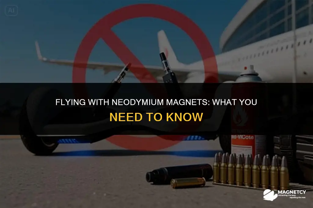 can you bring neodymium magnets on a plane