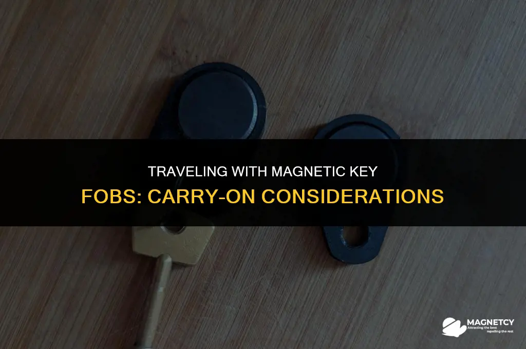 can you carry magnetic key fob in carry on luggage