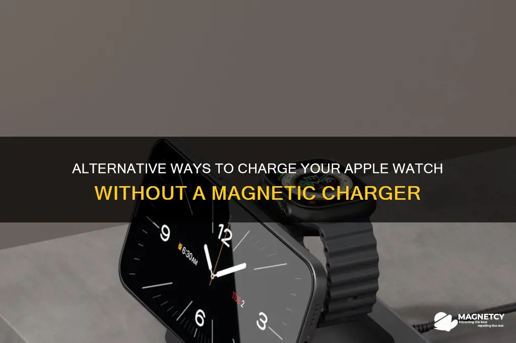 can you charge apple watch without magnetic charger