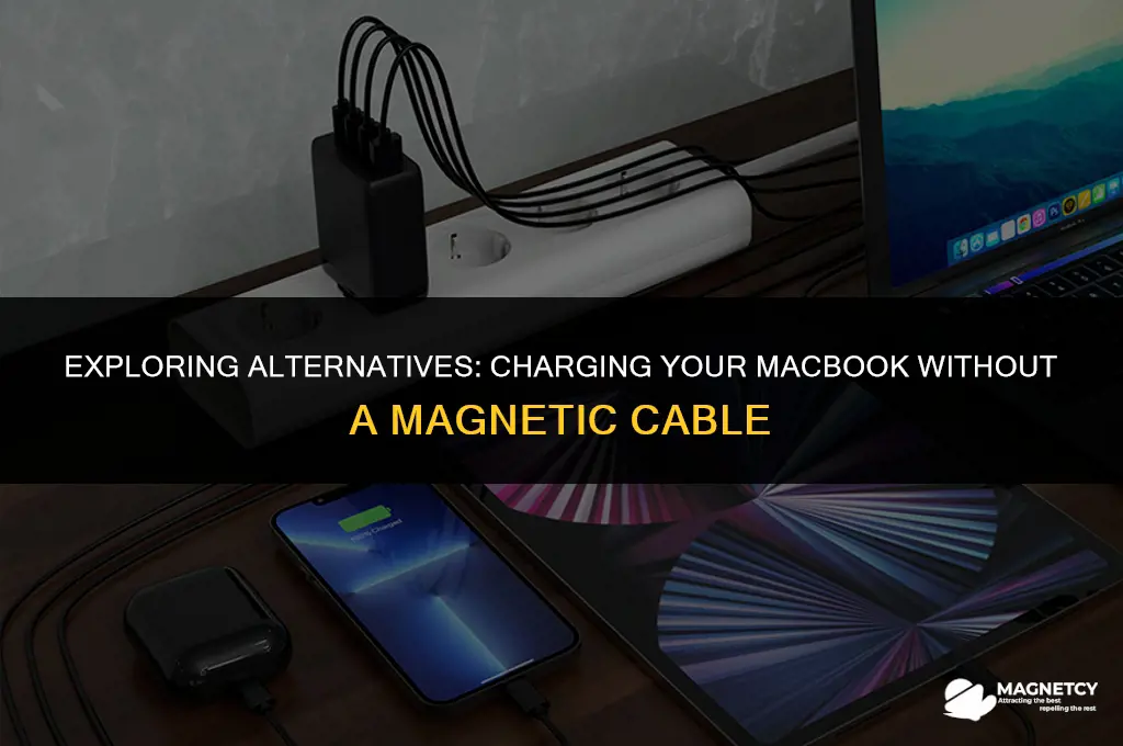can you charge macbook without magnetic cable