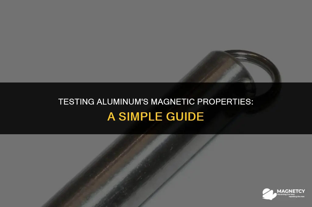 can you check alluminum with a magnet
