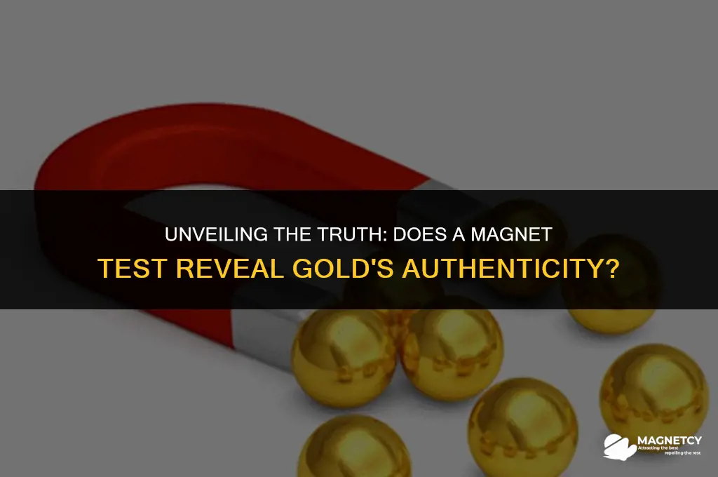 can you check gold with a magnet
