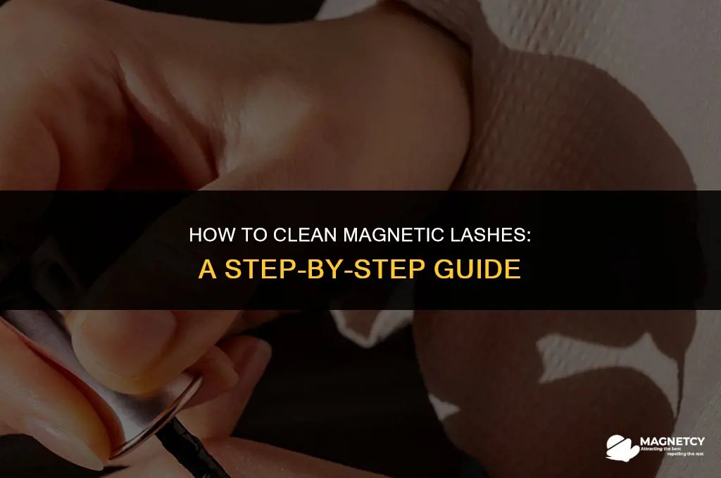 can you clean magnetic lashes