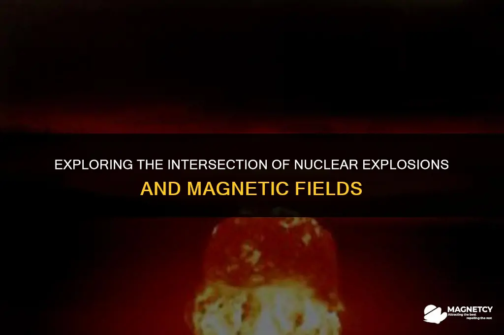 can you configure a nuclear explosion in a magnetic field