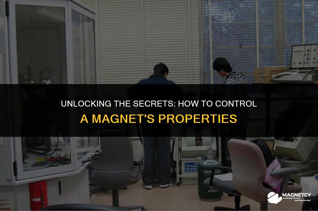 can you control the magnetic properties of a magnet