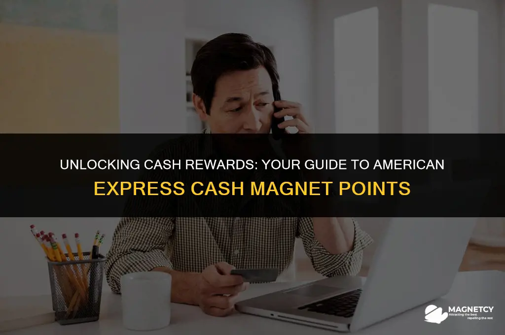 can you convert american express cash magnet points to cash