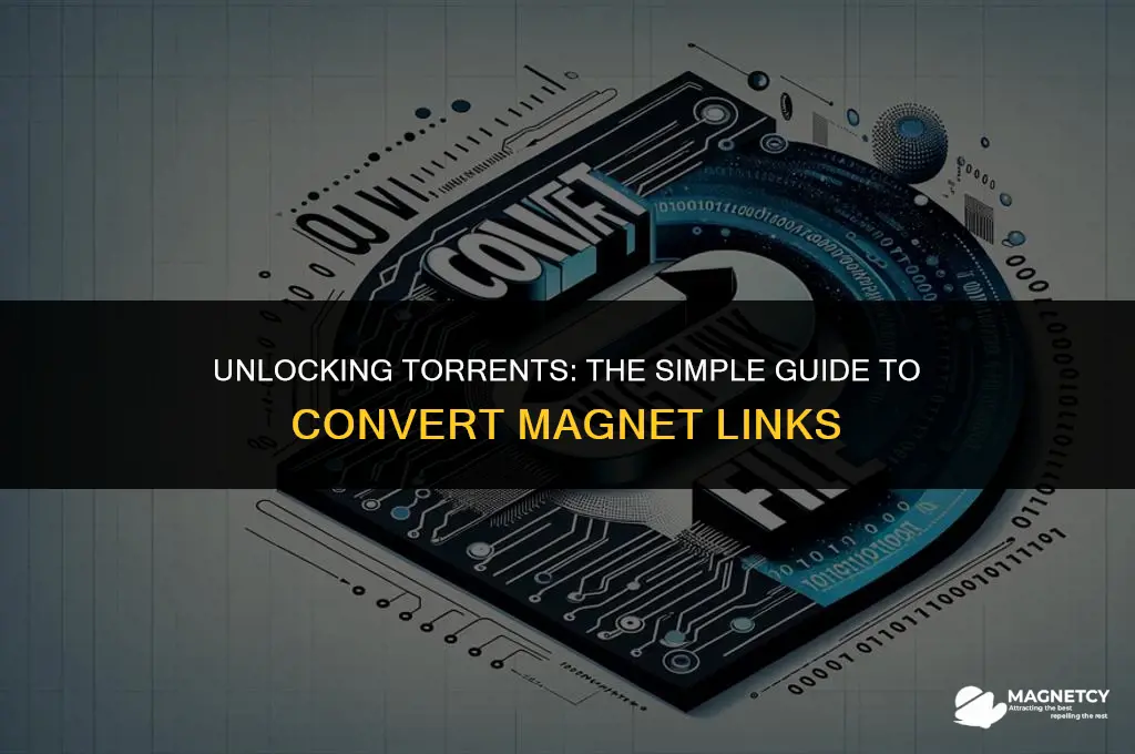 can you convert magnet link to a torrent file