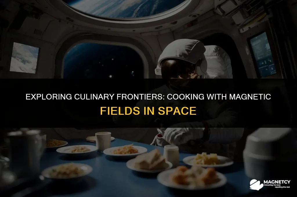 can you cook with a magnetic field in space