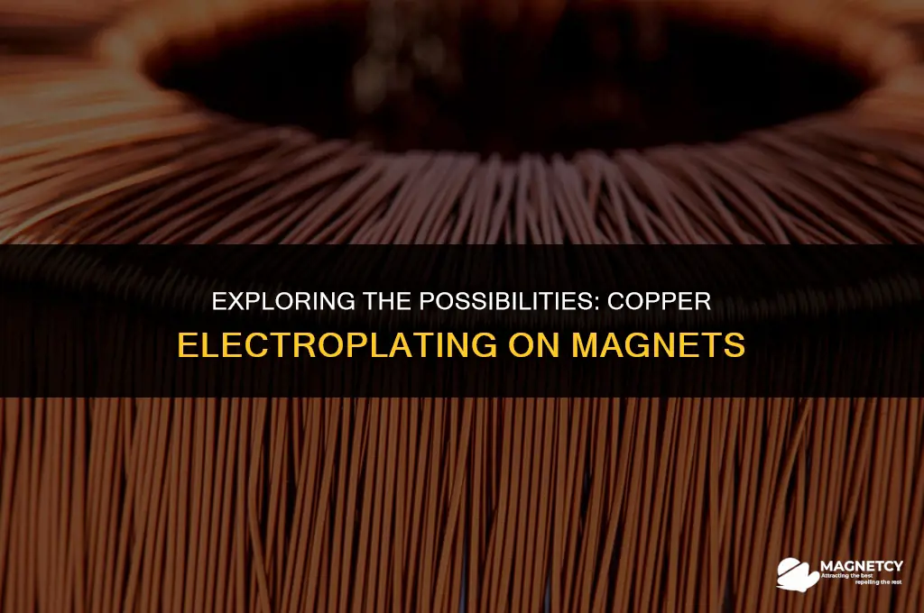 can you copper electroplate a magnet