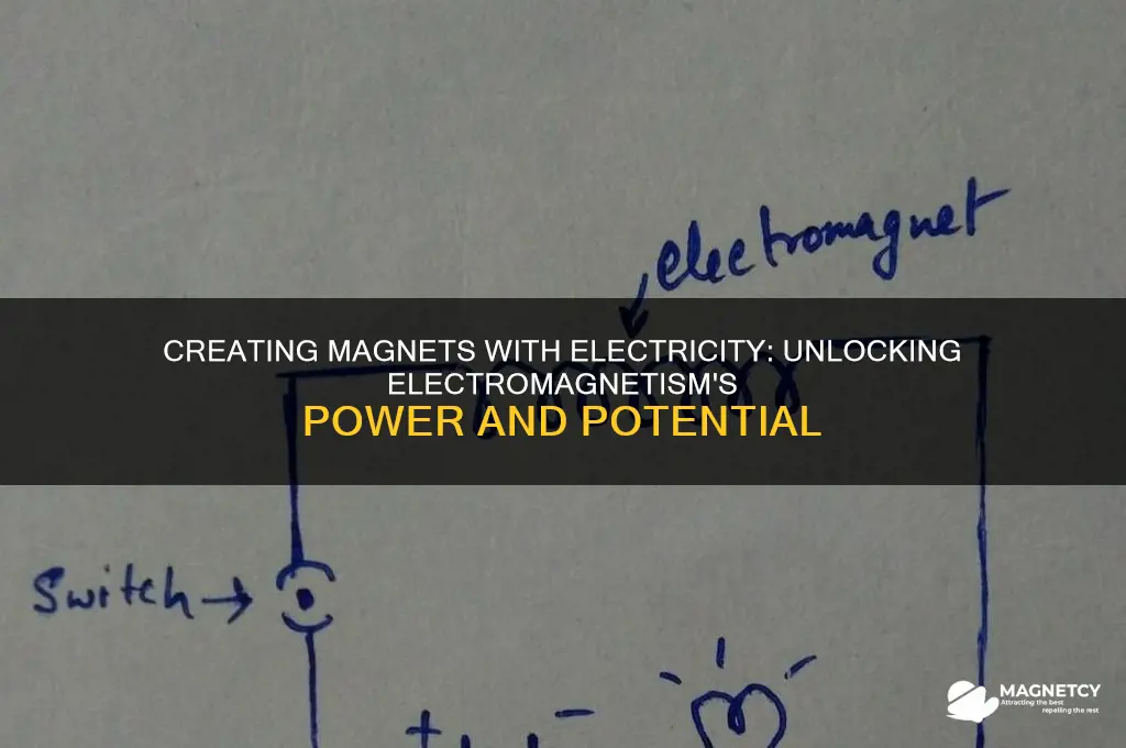 can you create a magnet using electricity