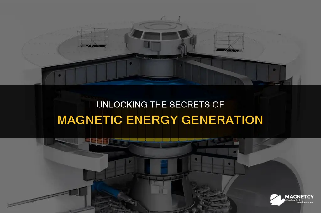 can you create energy with magnets