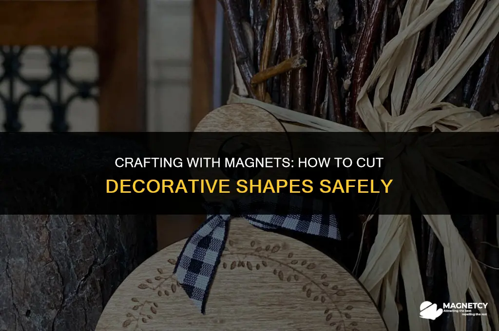 can you cut a decorative magnets
