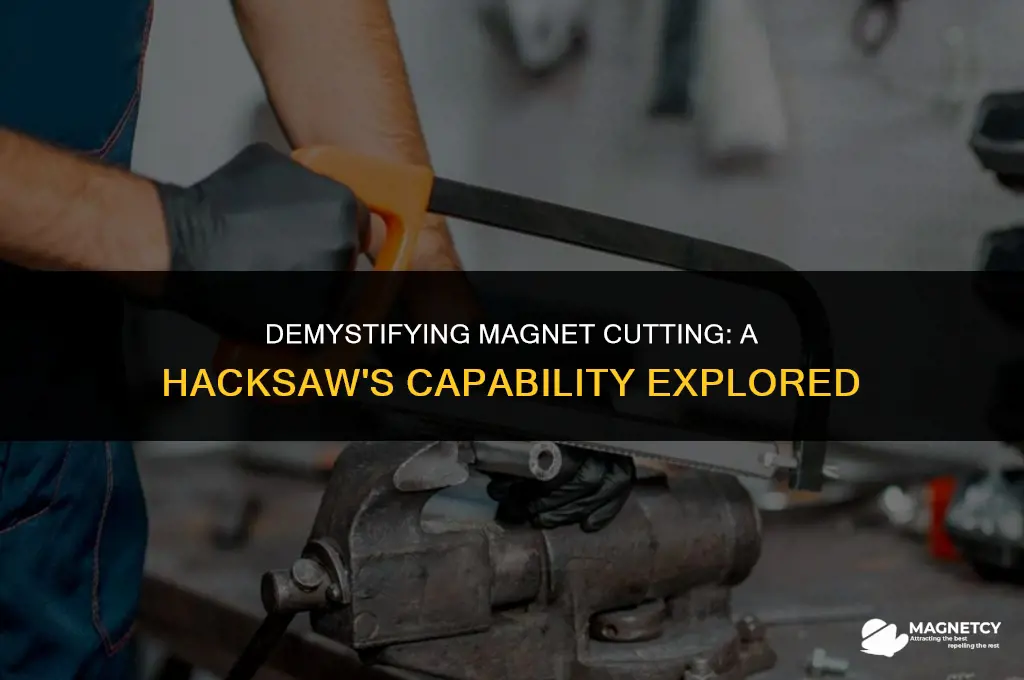can you cut a magnet with a hacksaw