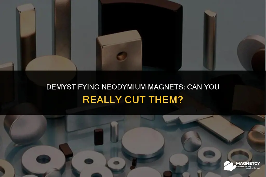 can you cut a neodymium magnet