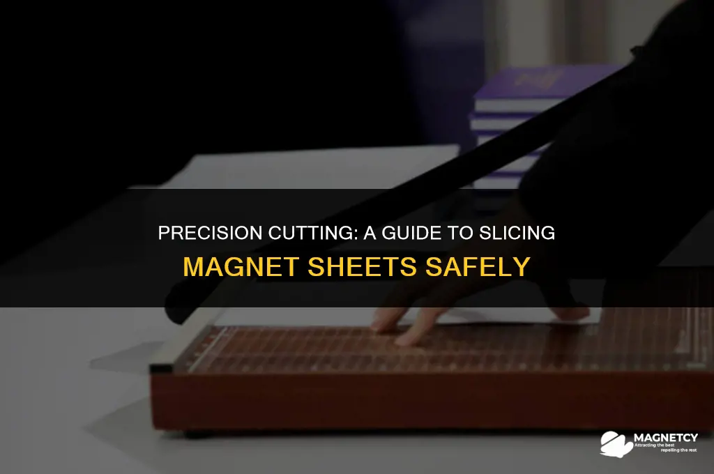 can you cut magnet sheets