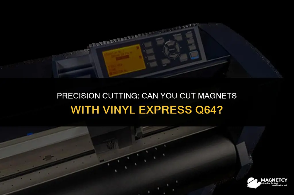 can you cut magnet with vinyl express q64