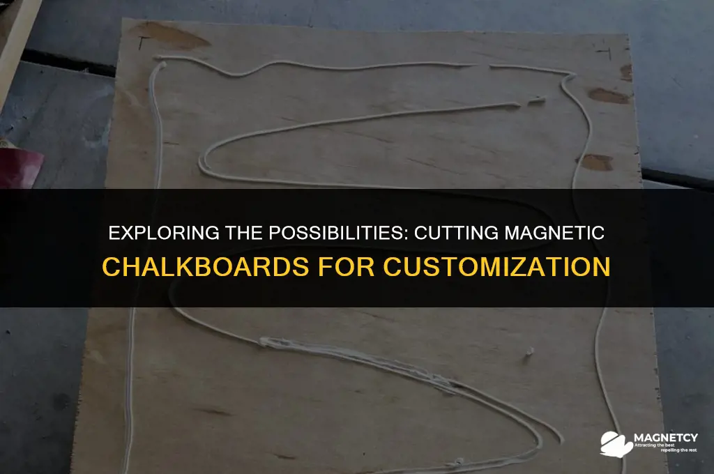 can you cut magnetic chalkboards