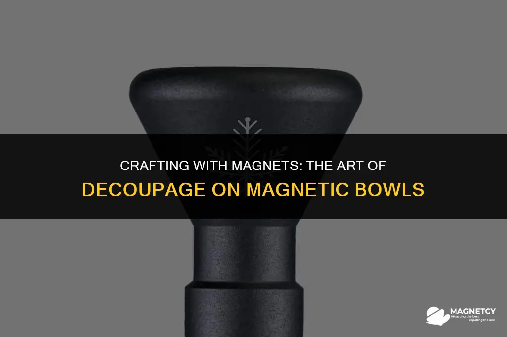can you decoupage a magnetic bowl