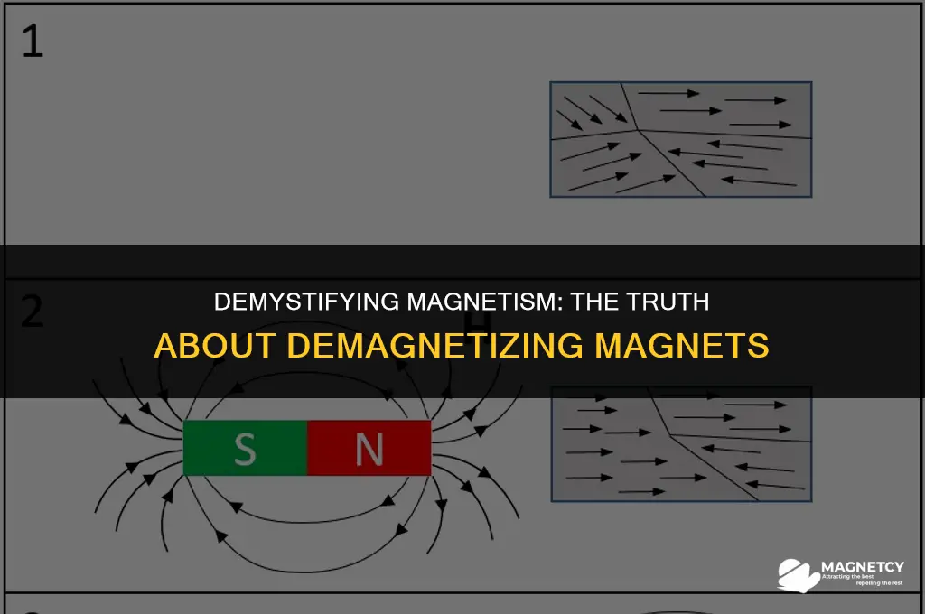 can you demagnetize a magnet by dropping it