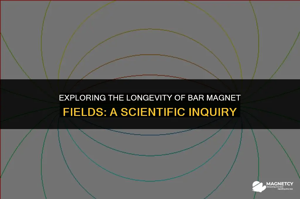 can you deplete a bar magnets field over time