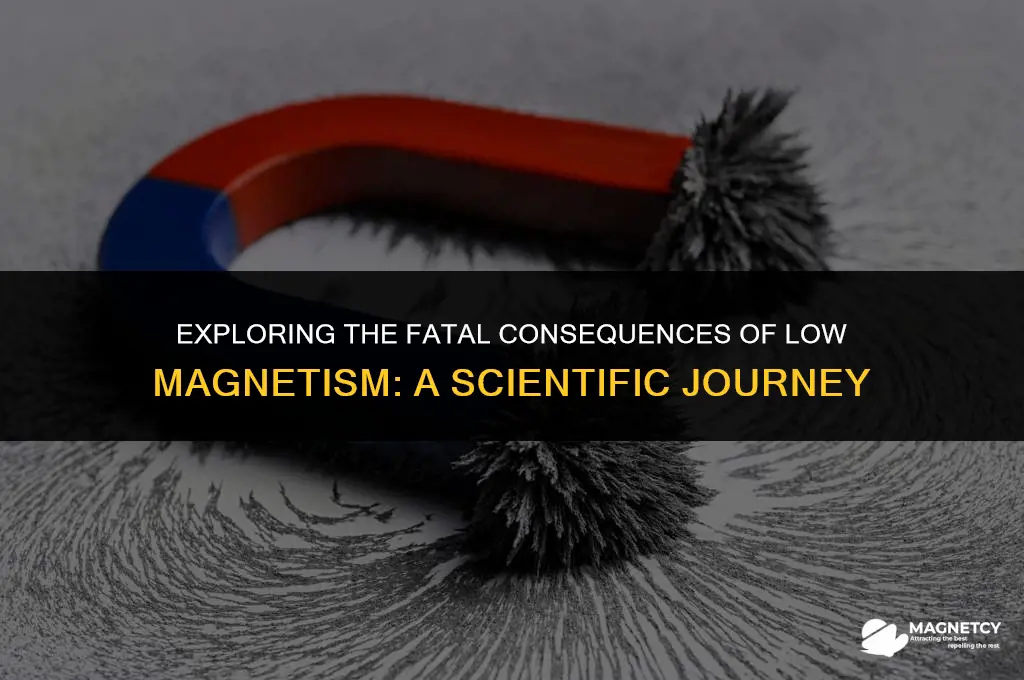 can you die from low magnet