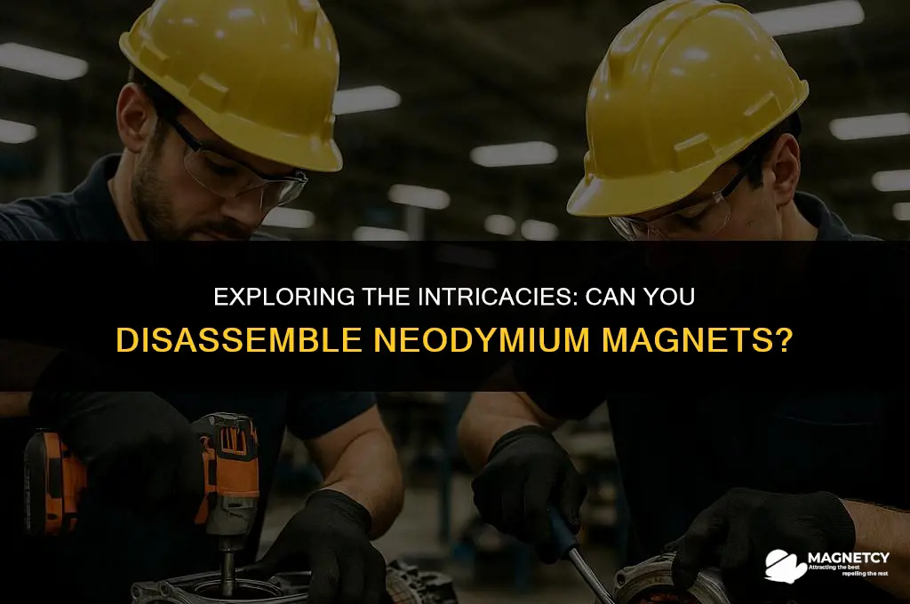 can you disassemble neodymium magnets