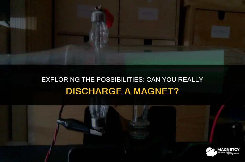 can you discharge a magnet