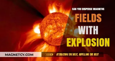 Disrupting Magnetic Fields: The Explosive Approach to Field Manipulation