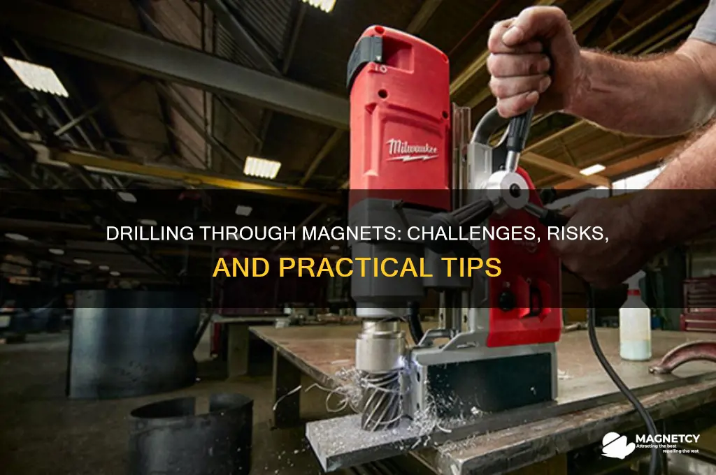can you drill through magnet