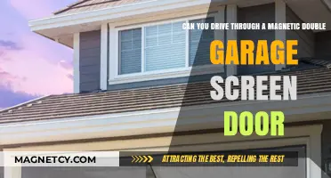Exploring the Possibility: Driving Through Magnetic Double Garage Screen Doors