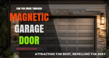 Exploring the Possibility: Can You Drive Through a Magnetic Garage Door?