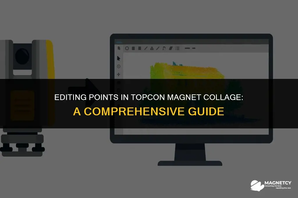 can you edit your points in topcon magnet collage