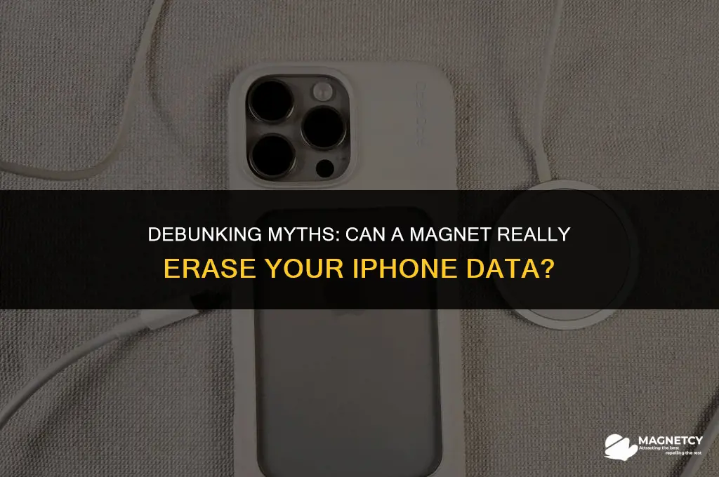 can you erase an iphone with a magnet