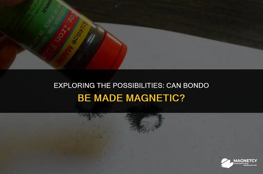 can you ever make bondo magnetic