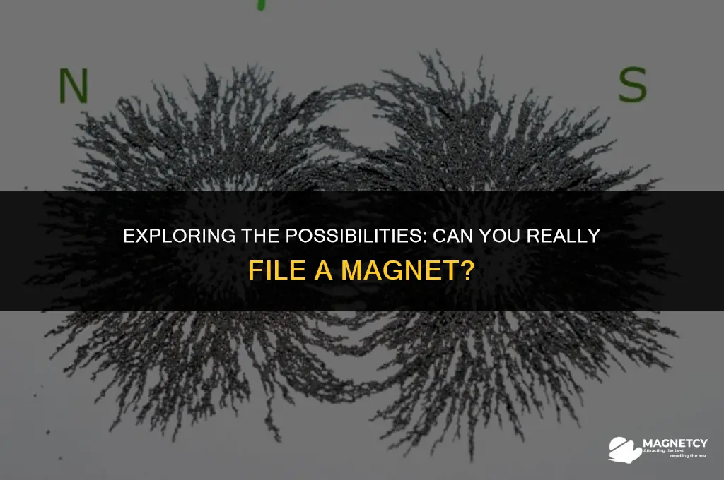 can you file a magnet