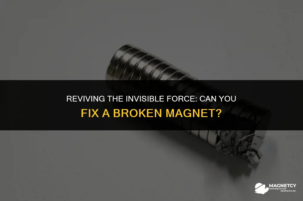 can you fix a broken magnet
