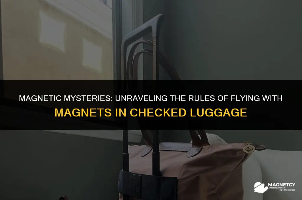 can you fly with magnets in checked luggage