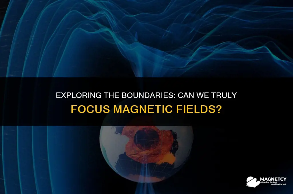 can you focus magnetic fields