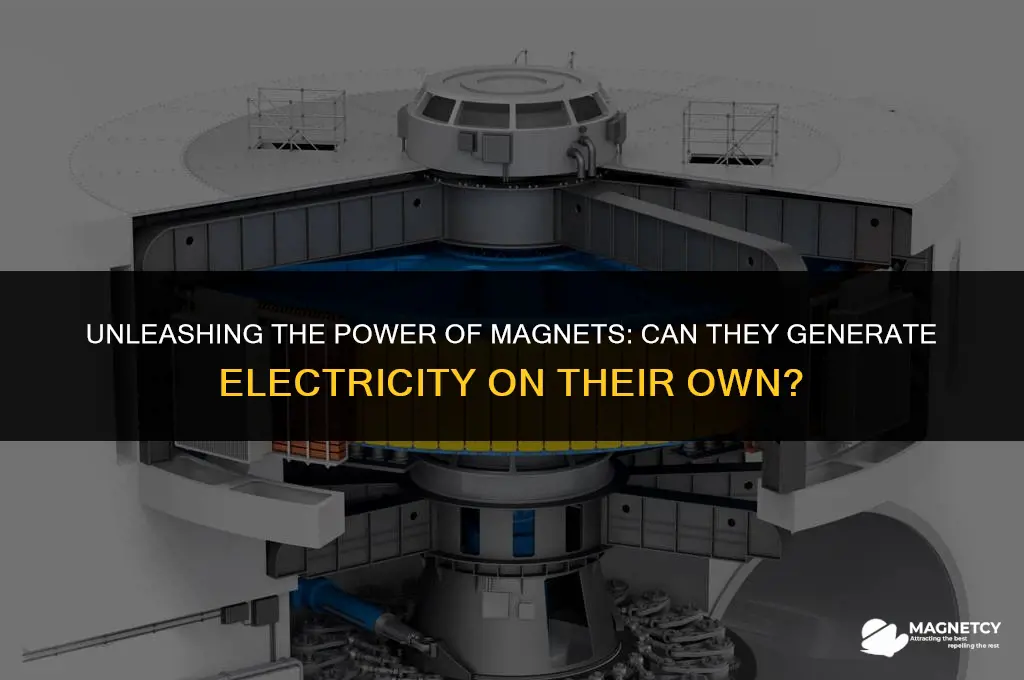 can you generate current with magnets alone