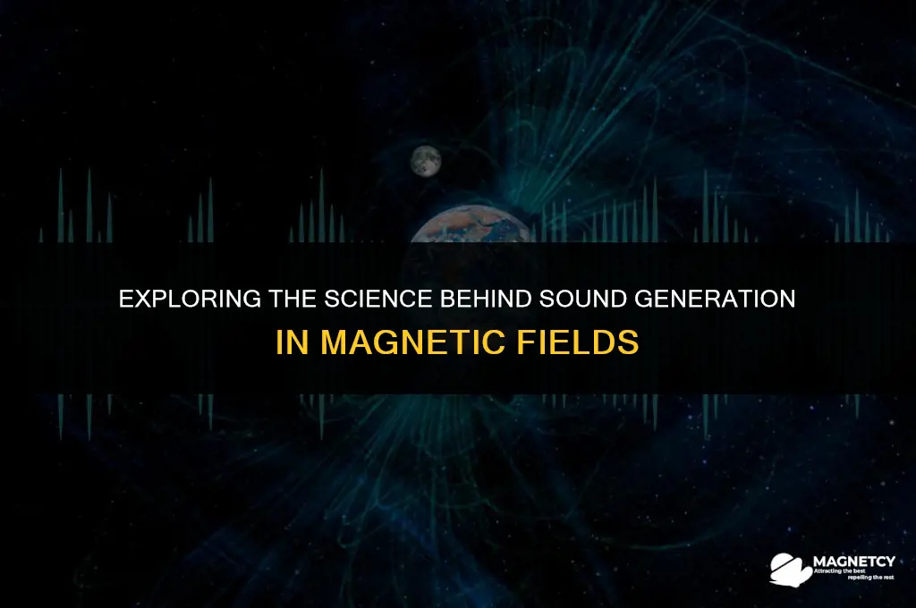 can you generate sound in a magnetic field