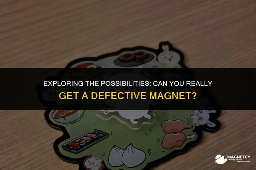 can you get a defective magnet
