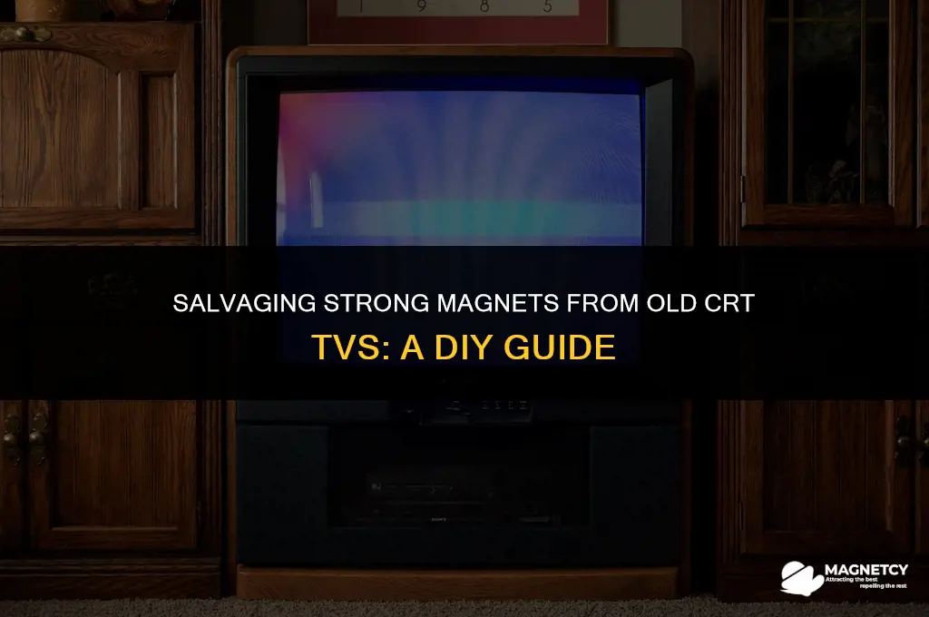 can you get a strong magnet from a screen tv