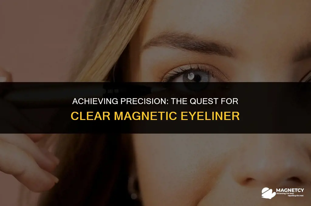 can you get clear magnetic eyeliner