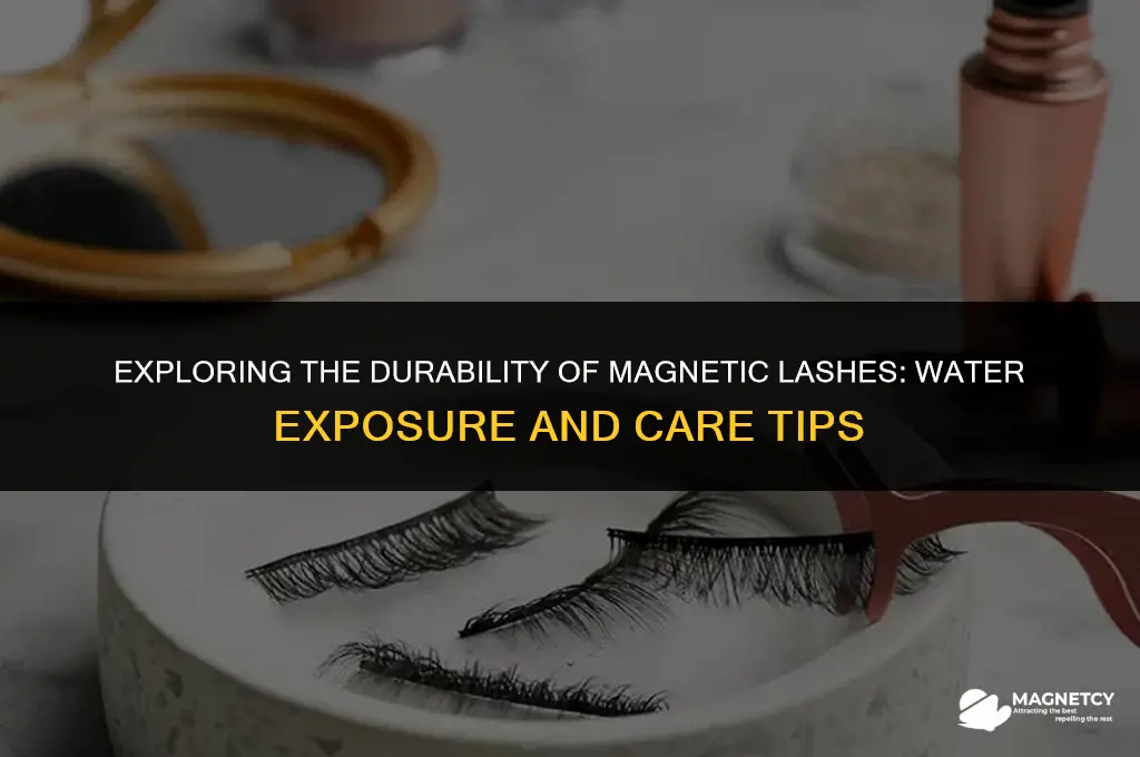 can you get magnetic lashes wet
